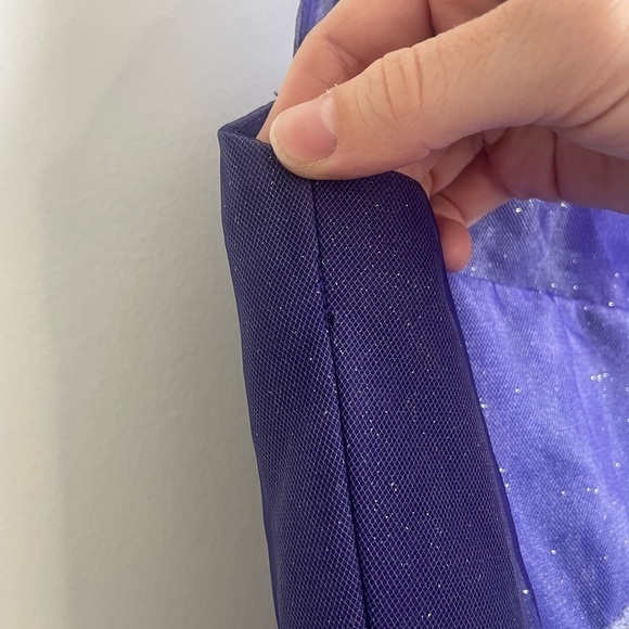 Disney Fairytale Weddings Purple Tulle Embroidered Dress Princess Fairycore - Picture 11 of 14